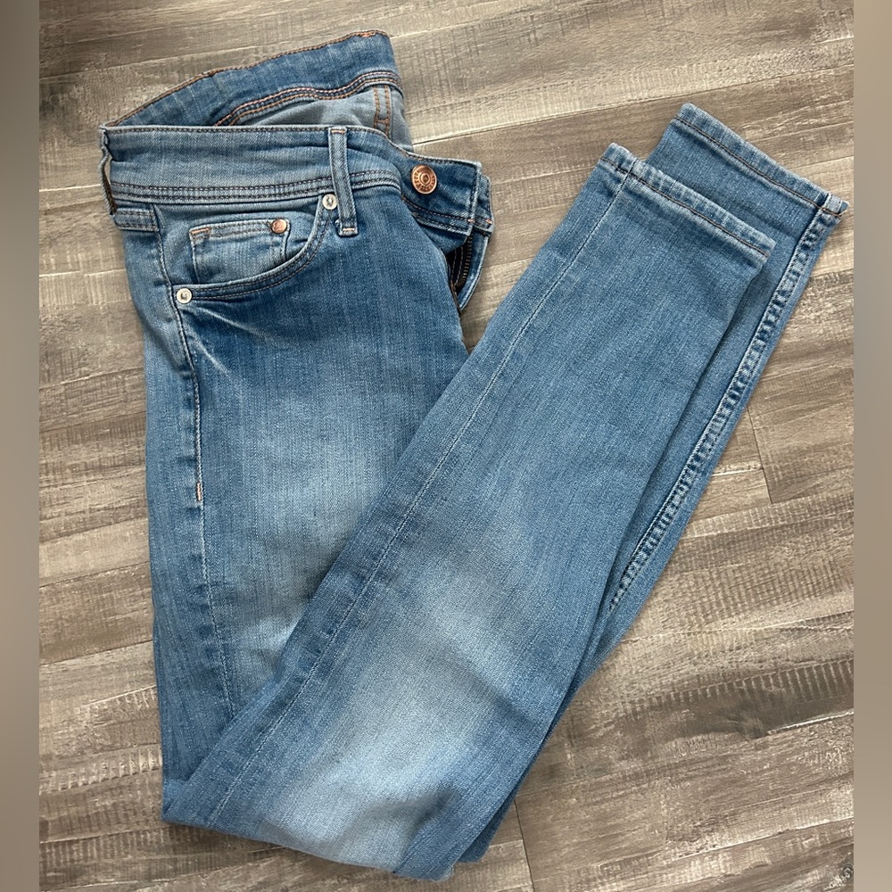 &Denim (H&M) Super Skinny Super Low Waist Jeans Size 26/30